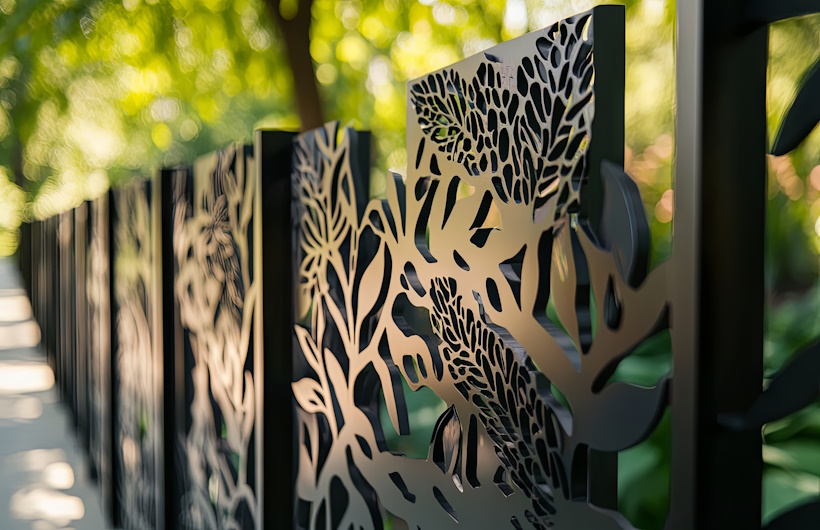 Jasa Pagar Laser Cutting dengan Motif Estetik untuk Restoran dan Kafe