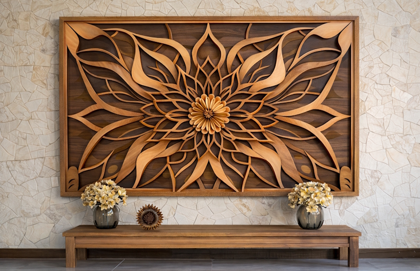 Ornamen Backdrop Kayu Ukir vs Laser Cut: Membandingkan Estetika Tradisional dan Presisi Modern
