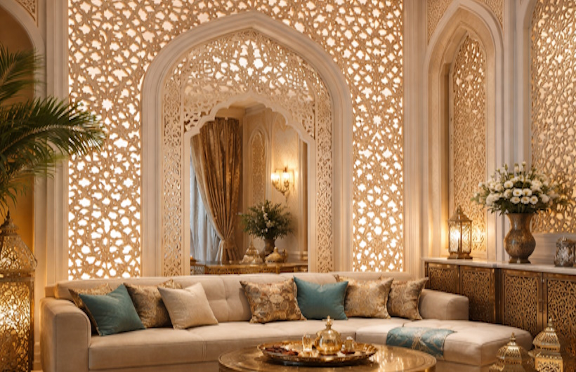 Inspirasi Motif Arabesque Laser Cutting untuk Interior Bernuansa Timur Tengah